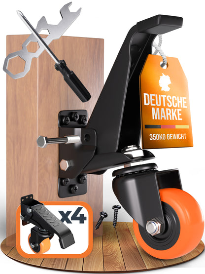 Fortura® schwerlastrollen absenkbar 350kg