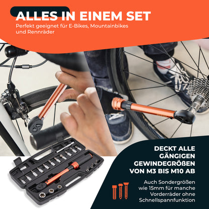 Fortura® Fahrrad-Drehmomentschlüssel 1–25 Nm – 1/4 Zoll