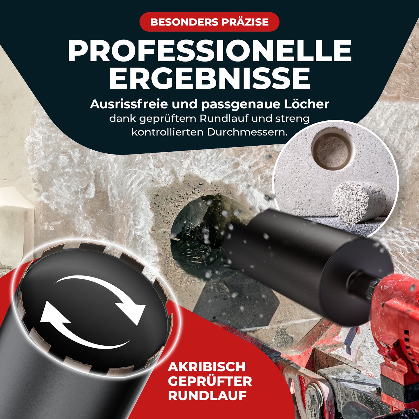Fortura® Kernbohrer Ø42-162mm/400mm
