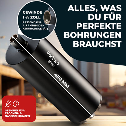 Fortura® Kernbohrer Ø42-162mm/400mm