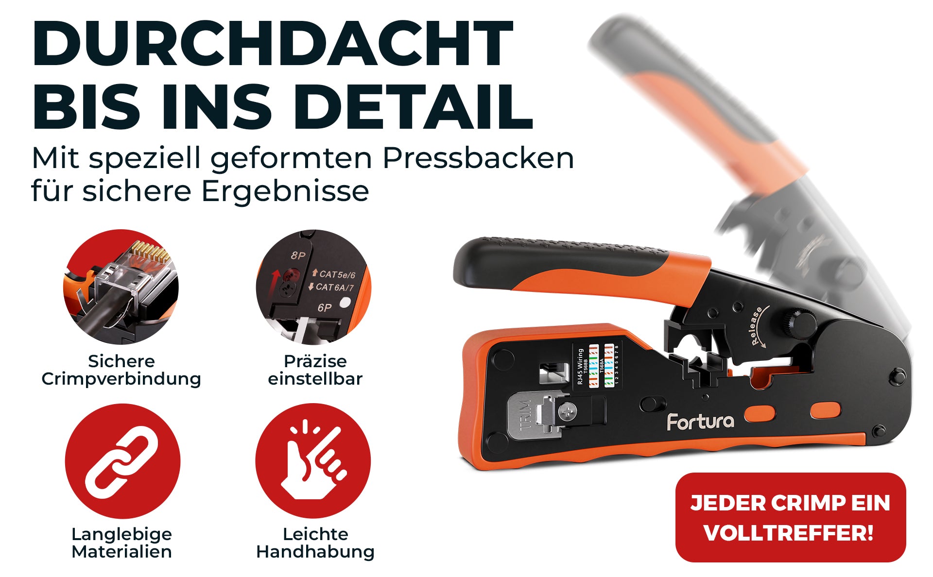 Präzise Verbindungen bei jedem Crimpvorgang